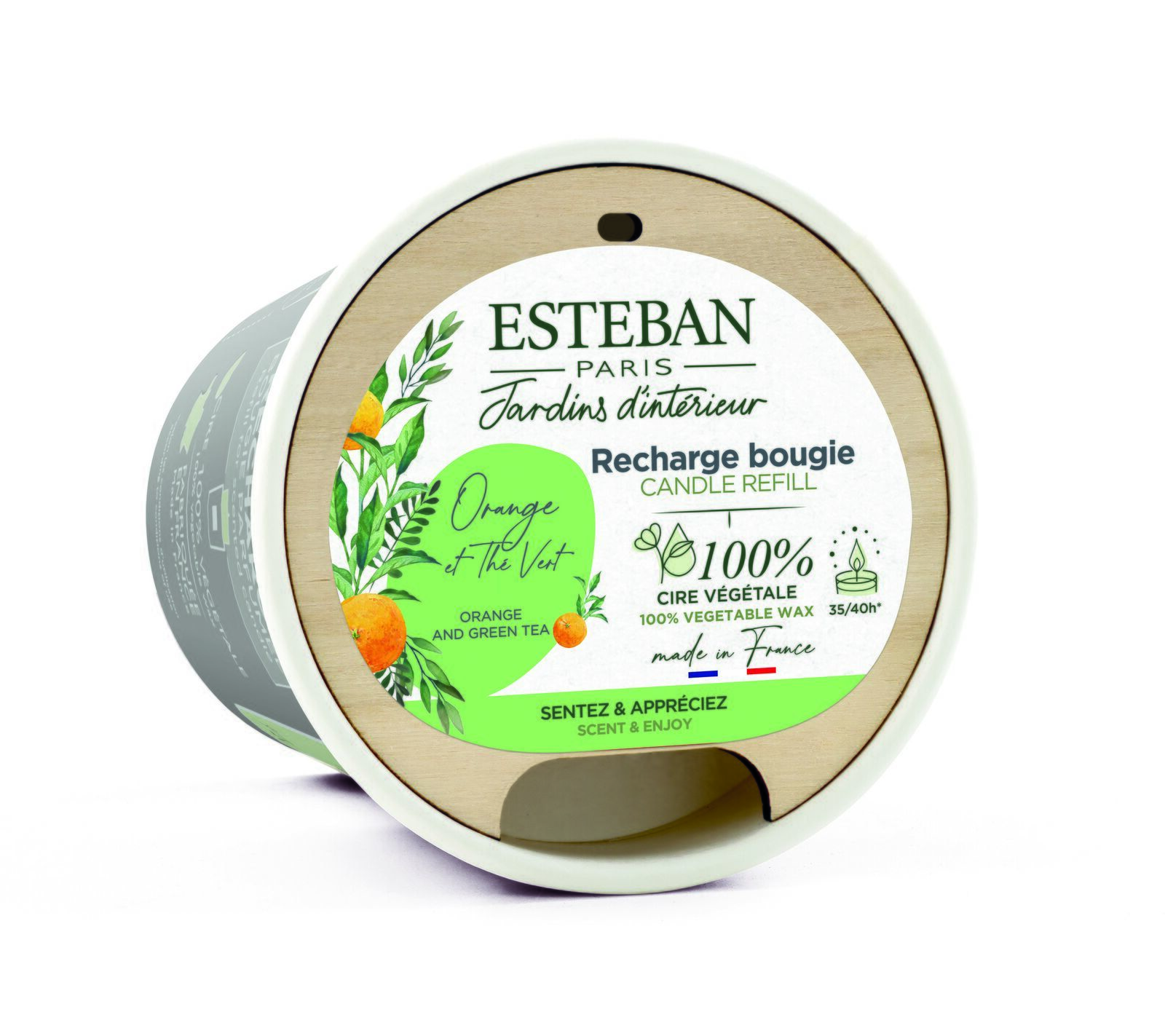 Orangen & Grüner Tee Nachfüller für Duftkerze 180g