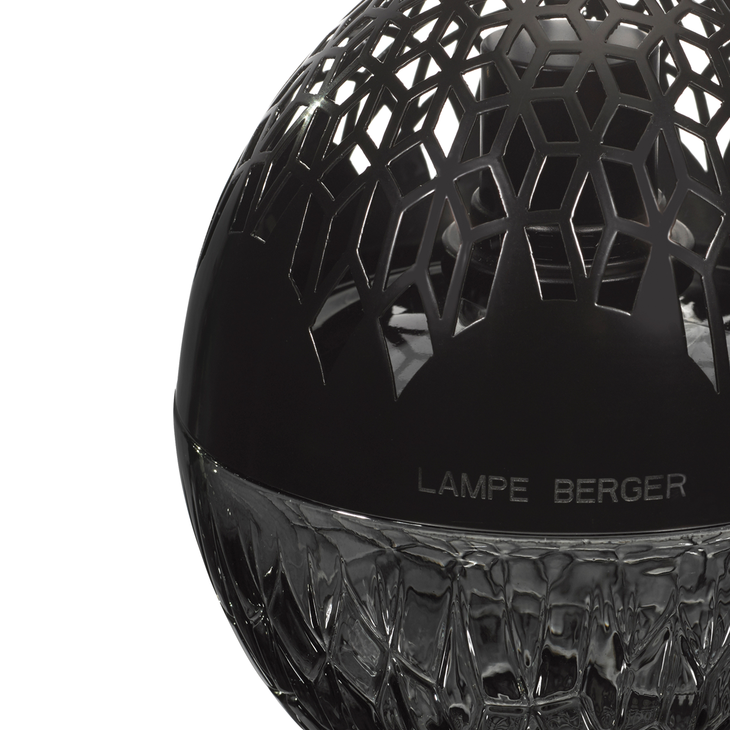 lampe, lampenschirm, geometrisch, schwarz, kunststoff
