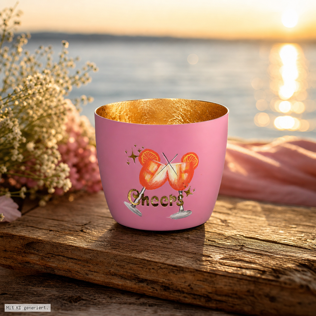tasse, gläser, becher, pink, cheers