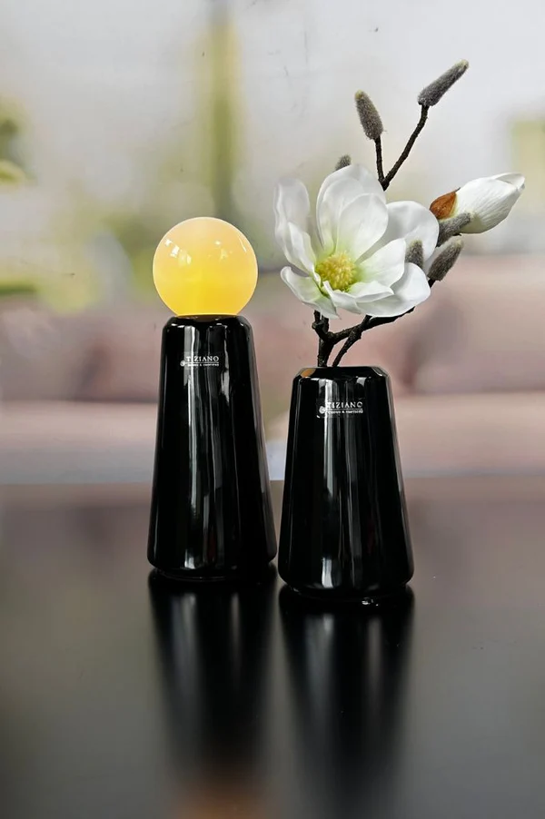 Vase Luminara 18cm schwarz Vase Luminara 18cm schwarz