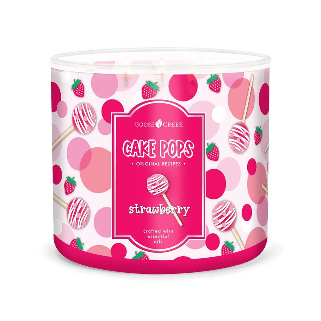 strawberry-cake-pop-3-docht-kerze-411g Strawberry Cake Pop 411g (3-Docht)