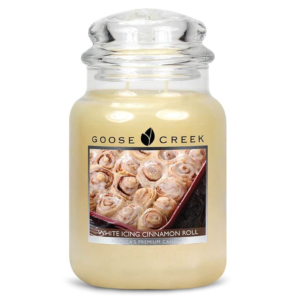 White Icing Cinnamon Roll 680g von Goose Creek Candle