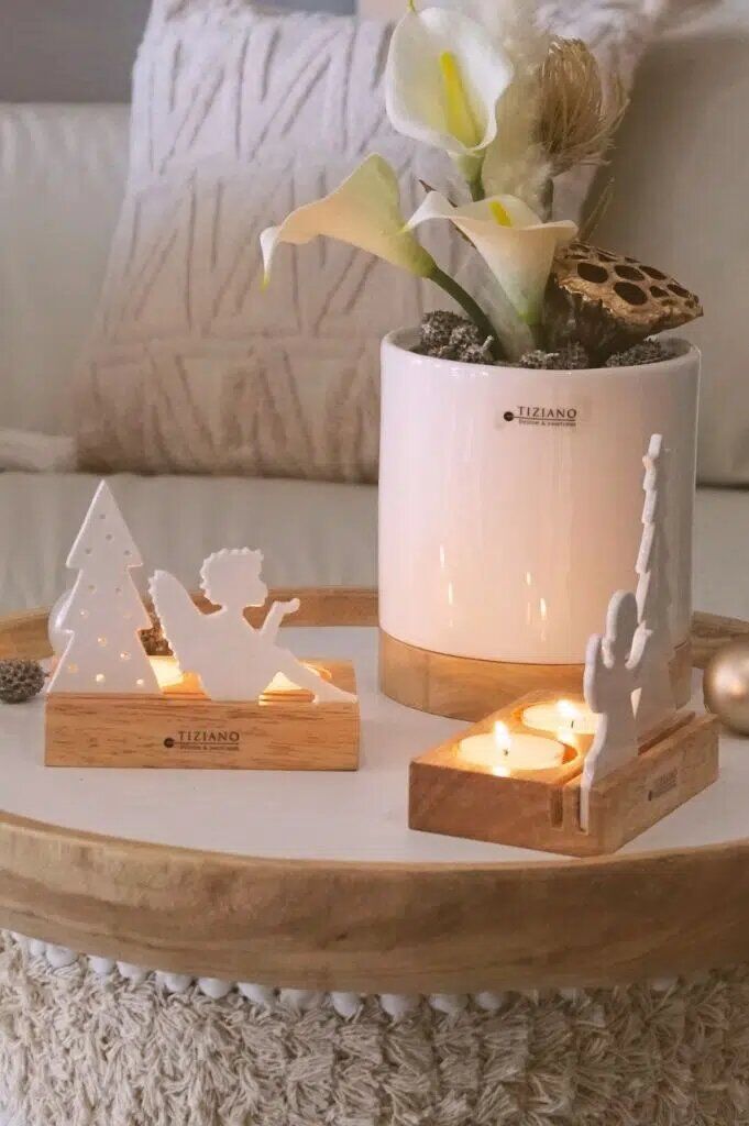 Sandane-von-hinten Lichtobjekt Sandane Engel 12cm cremeweiß