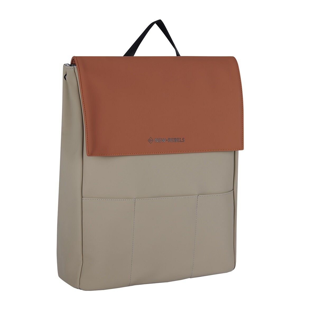 6302811C334427AE845B1FBFF7B1BDEEA4CC684A Fane - Lincoln Flap Rucksack 17L orange/beige