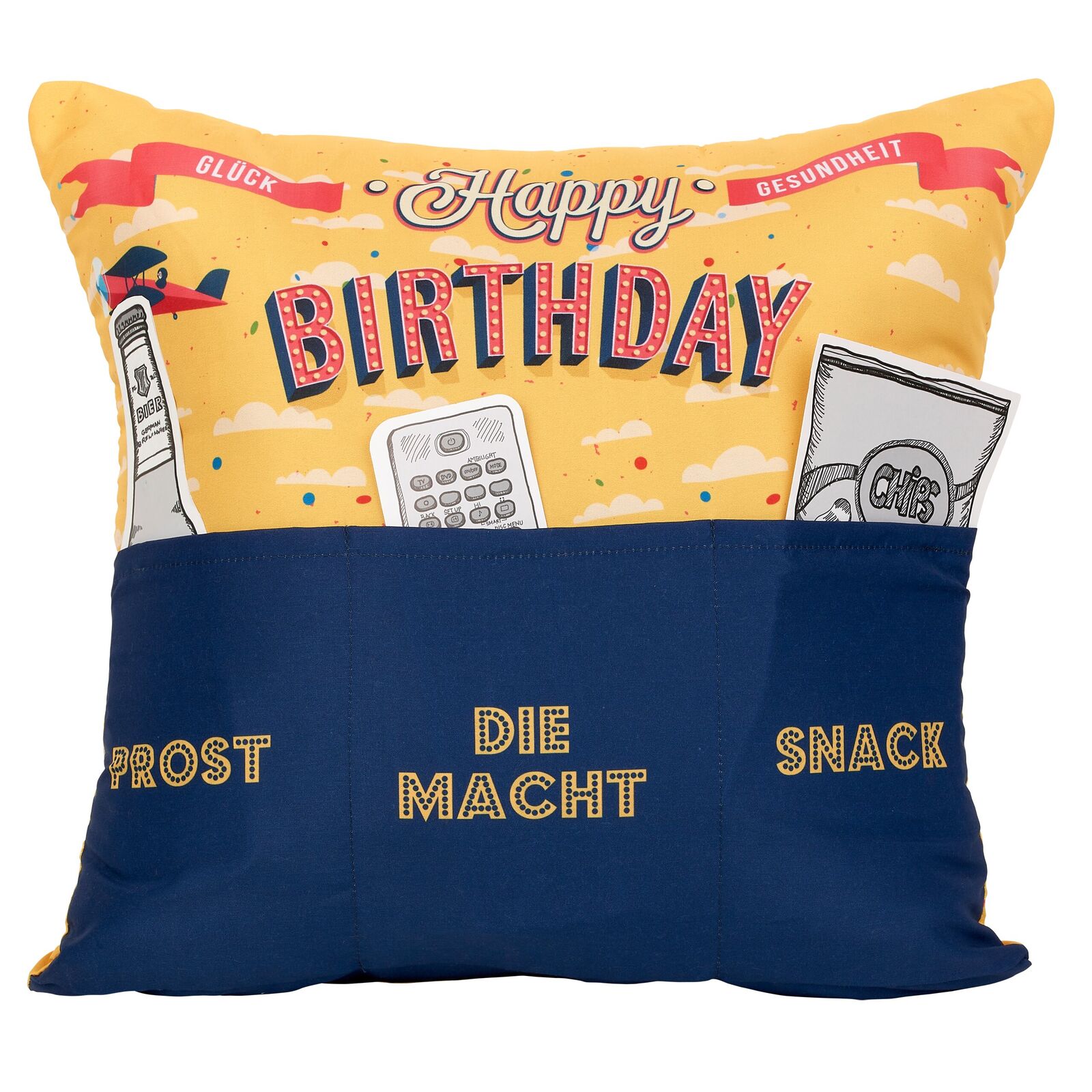 8793 Sofahelden Kissen Happy Birthday RETRO