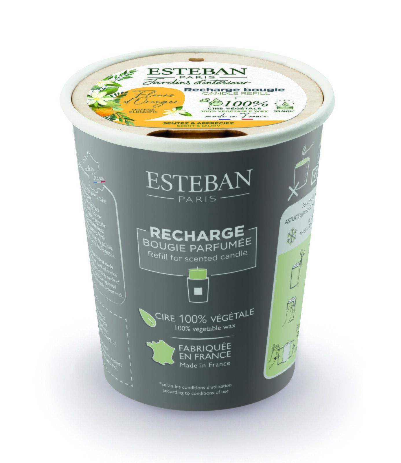 BFO-005_1 Orangenblüte Nachfüller für Duftkerze 180g