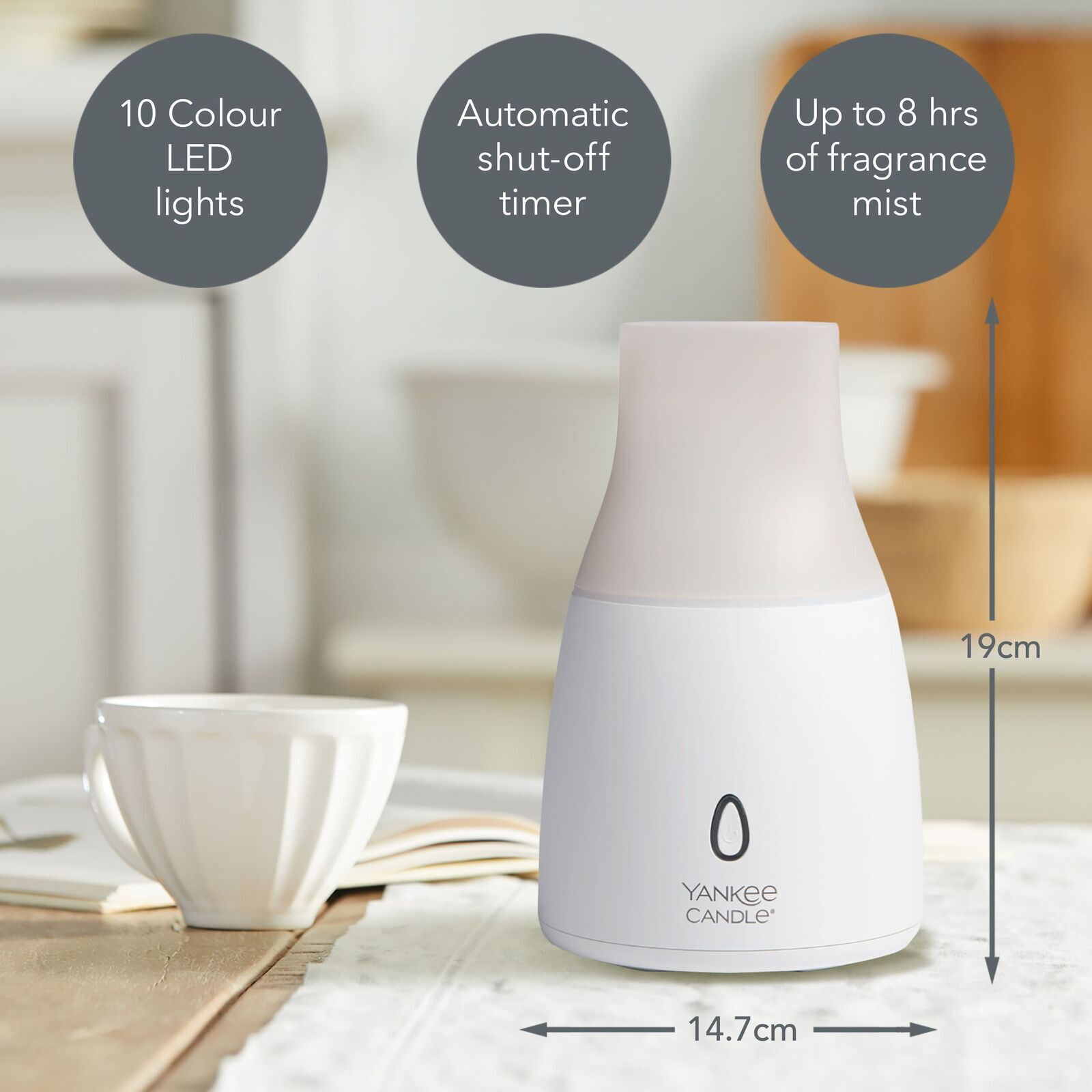 D1309Y_1 Ultrasonic Aroma Diffuser Starter Kit - Black Cherry