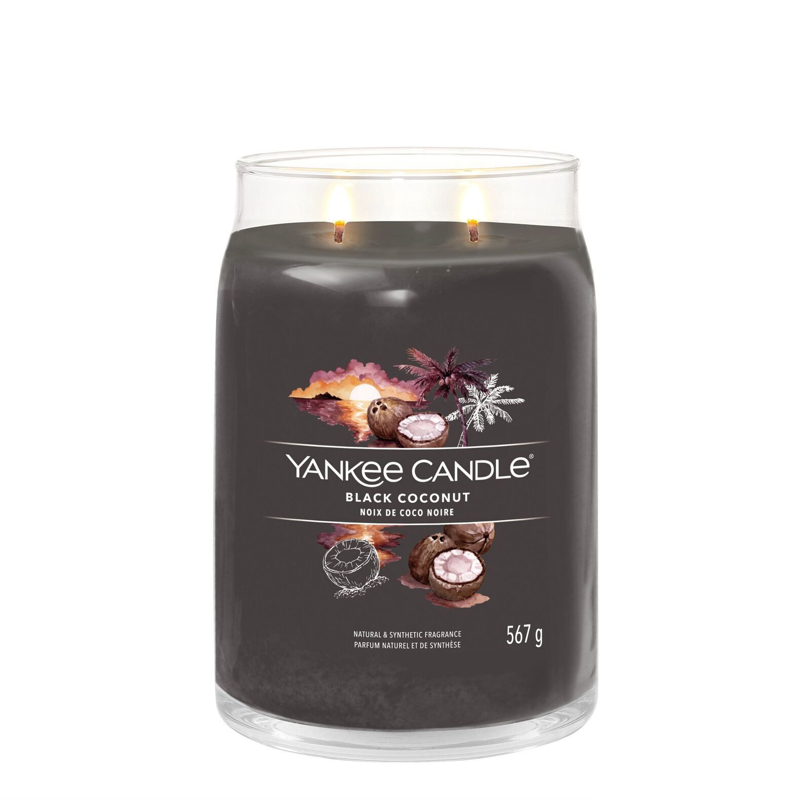 Black Coconut Signature Large Jar 567g 2-Docht