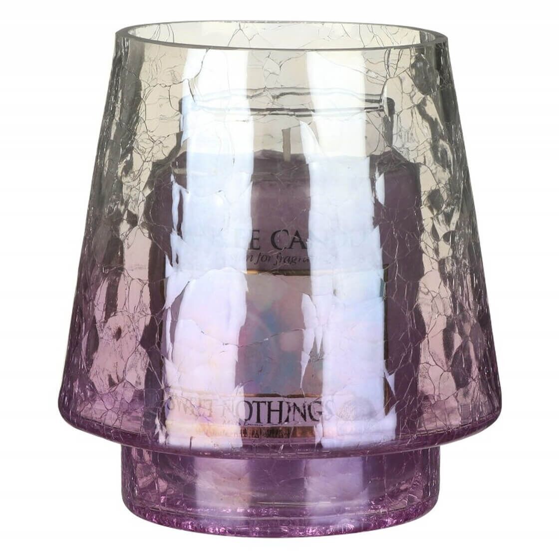 Savoy Purple Crackle Jar Sleeve