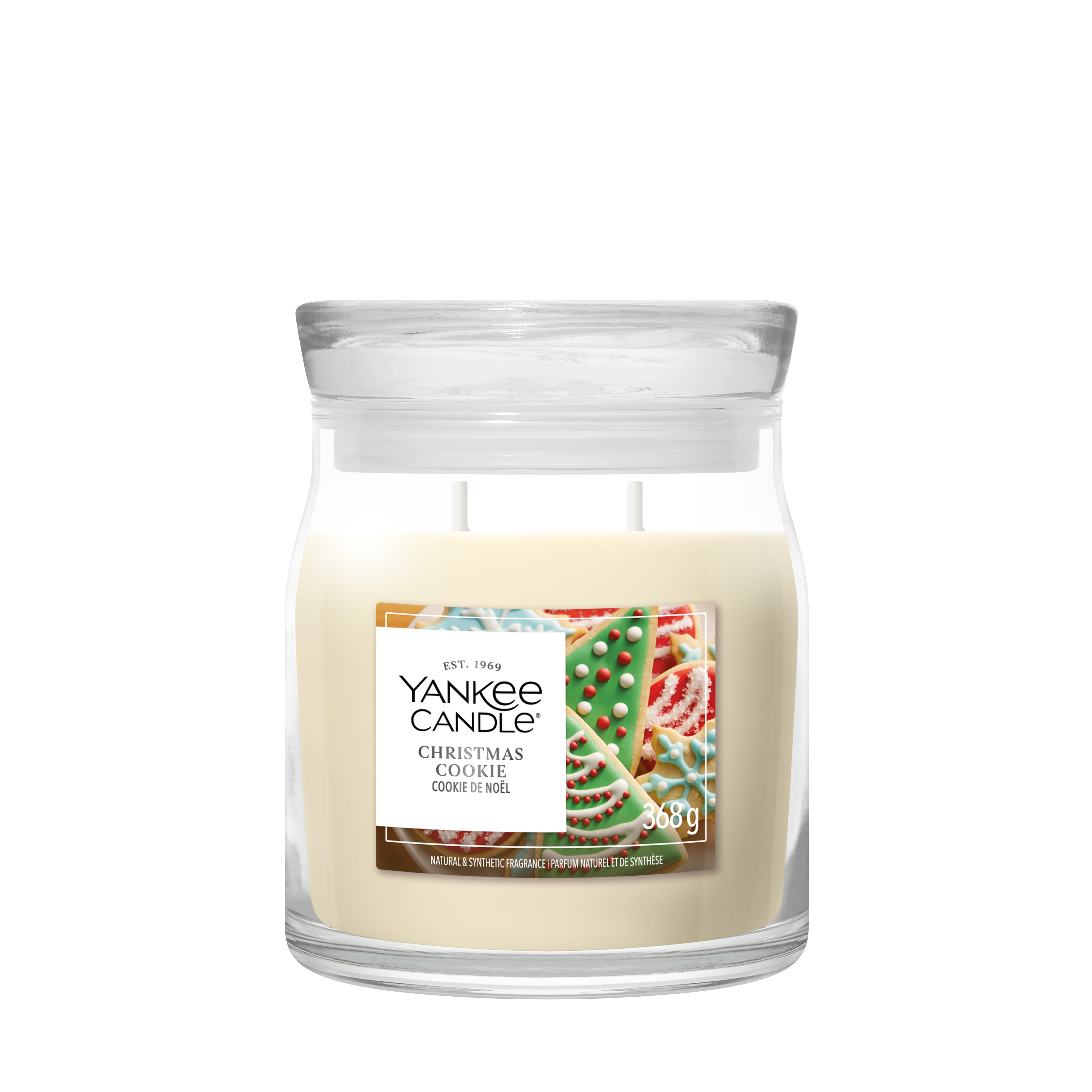 Christmas Cookie Signature Medium Jar 368g 2-Docht Candle, Yankee Candle, Christmas, Cookie, Vanilla