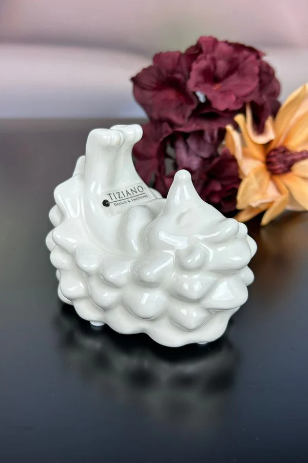 Igel Max liegend 11cm cremeweiß Igel Max liegend 11cm cremeweiß