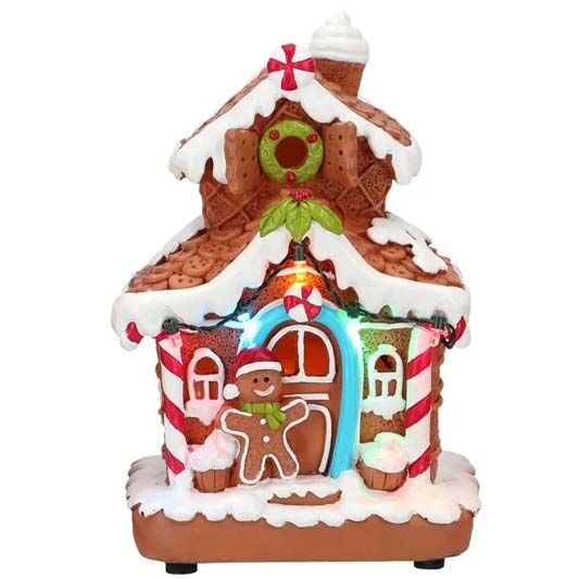 Christmas Candy House LED Variante 1 Essen, Süßigkeiten, Plätzchen, Zuckerguss, Geburtstagstorte