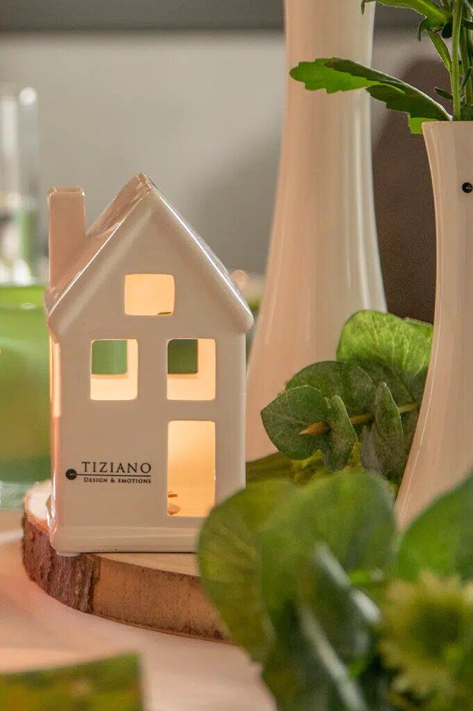 Haus Portofino 10cm schmal LED cremeweiß