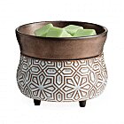 Geometric bronze 2-in-1 Classic Duftlampe aus Keramik elektrisch