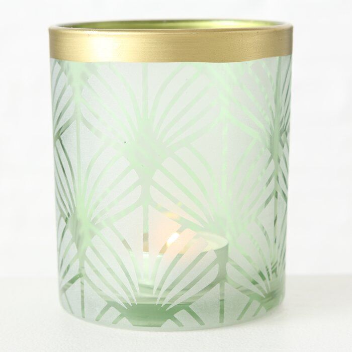 Windlicht Farian grün 10cm Variante 3