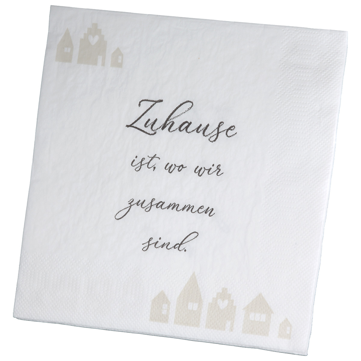 Serviette Sweet Home beige Serviette Sweet Home beige