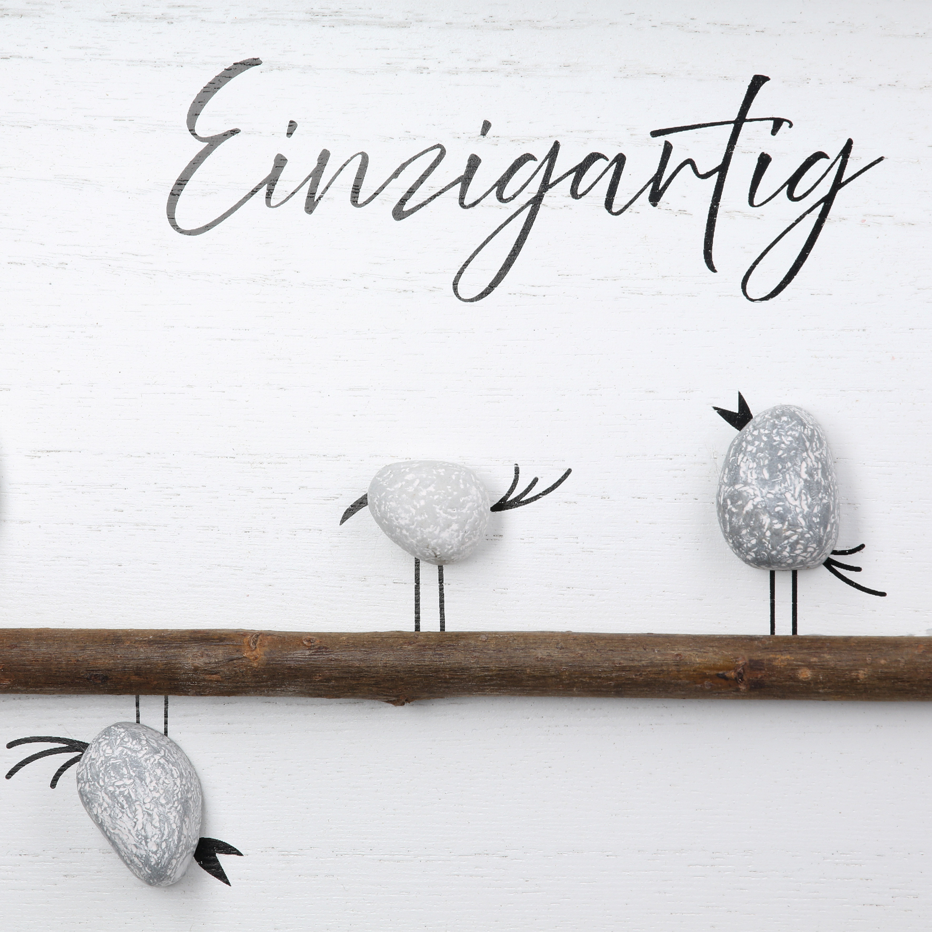 Steinbild Vogelparade - Einzigartig