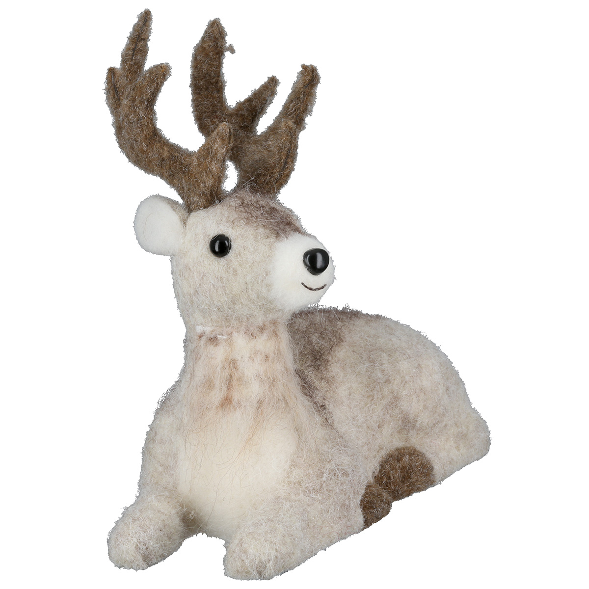 Plüschfigur, Rentier, Weihnachtsdeko, Stubenfigur, Hirsch