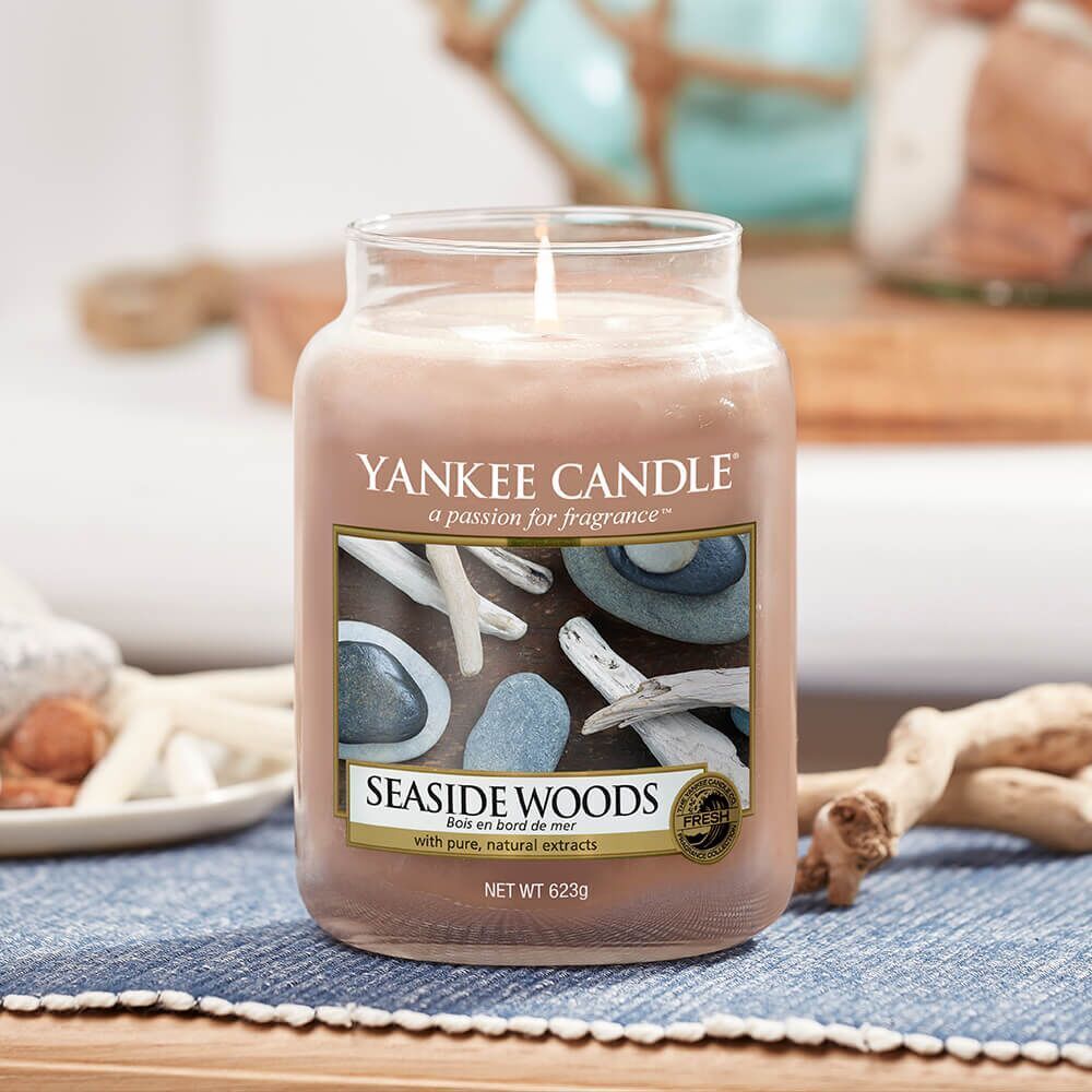 Seaside Woods 623g von Yankee Candle ales Logo