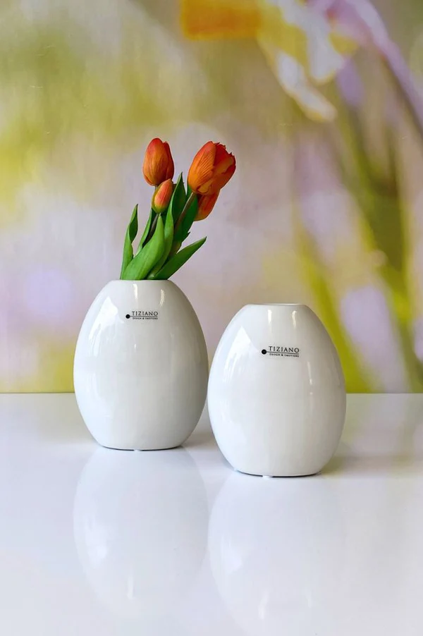 Vase Lunetta cremeweiß Keramik 13cm Vase Lunetta cremeweiß Keramik 13cm