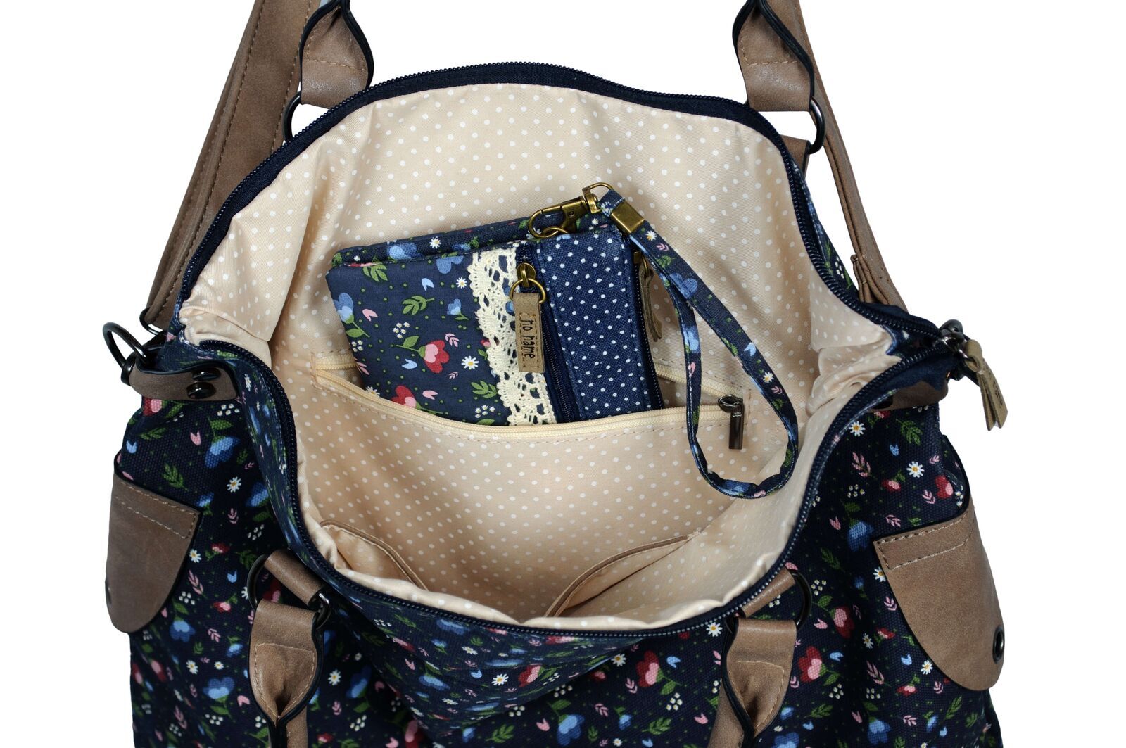 Shopping Bag Floral blau 201