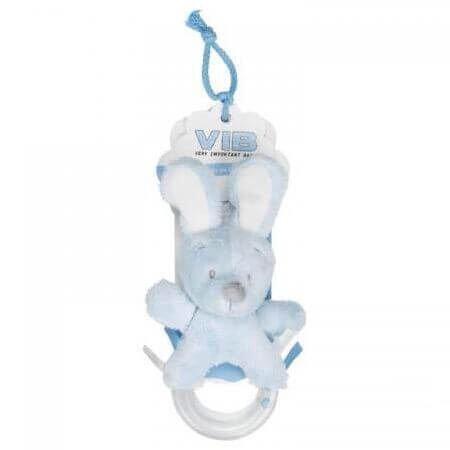 Plüsch Rassel Rabbit Blau