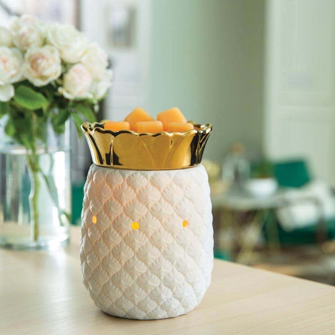 Candle-Warmers-White-Pineapple-Duftlampe-Weiss3 Candle Warmers White Pineapple Duftlampe elektrisch