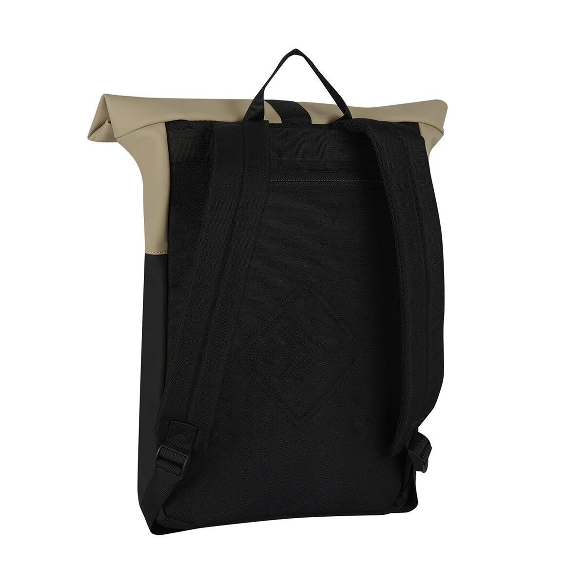 Fane - Montgomery Rolltop Rucksack 18L schwarz/beige