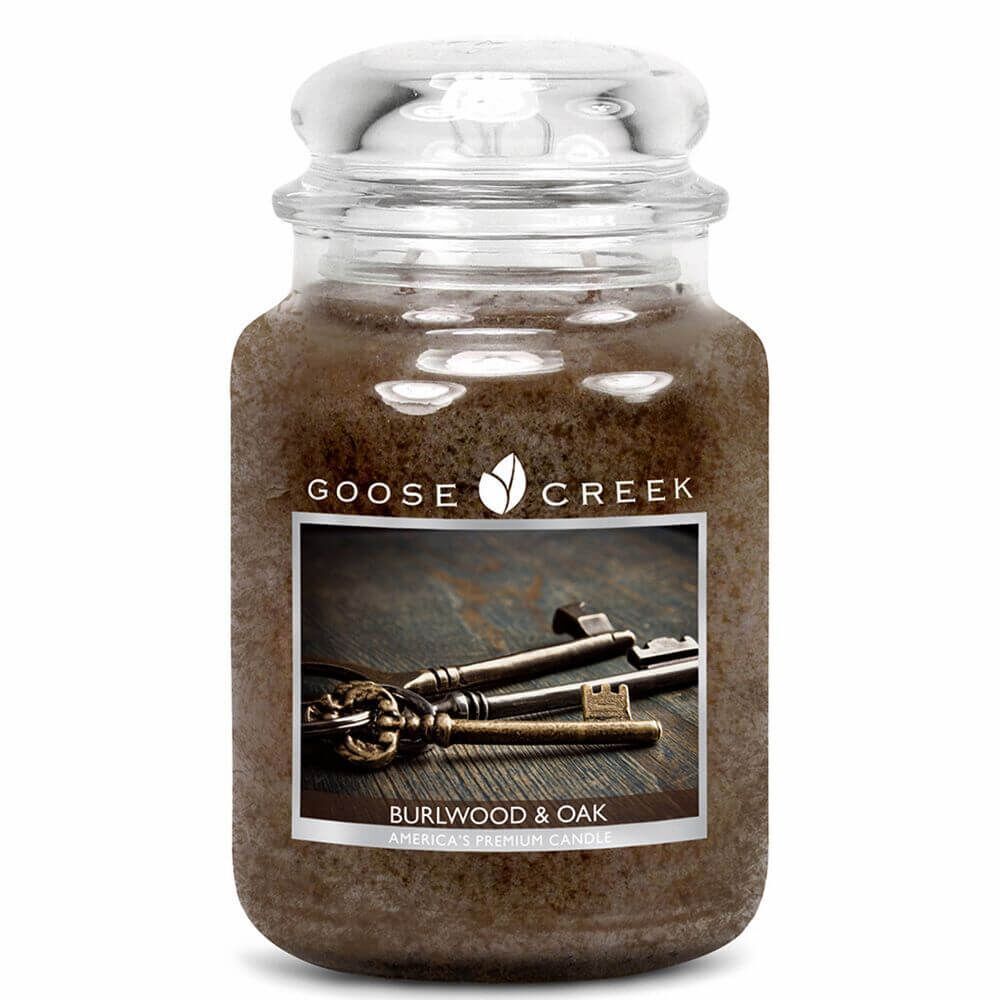 ES26355-Burlwoodand-Oak-24oz-Jar Goose Creek Candle Burlwood & Oak 680g