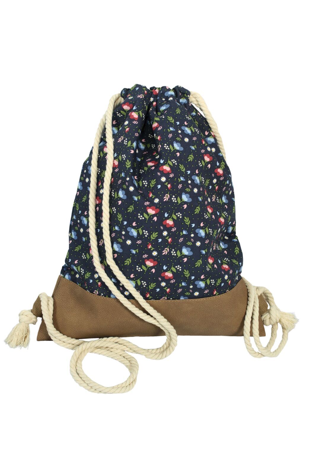 Freizeit-Büdel Floral blau 201