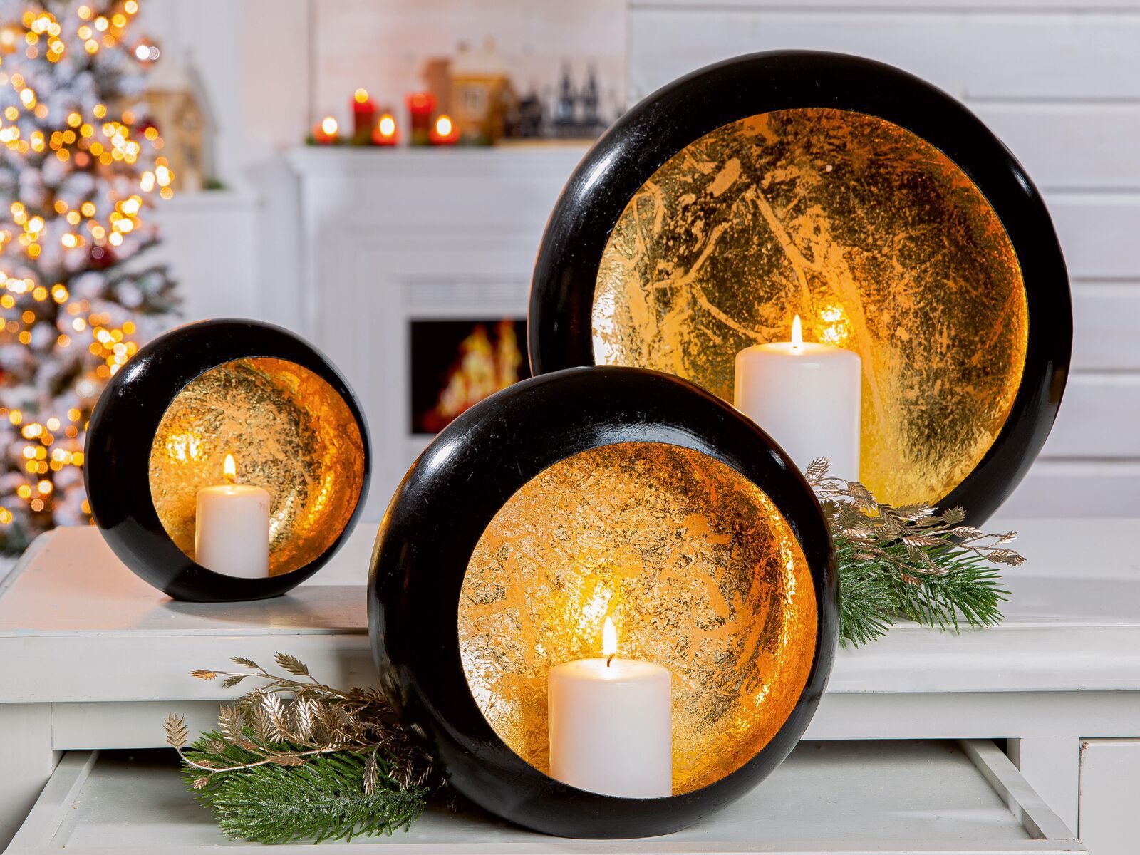 Windlicht Mystique 16cm Metall