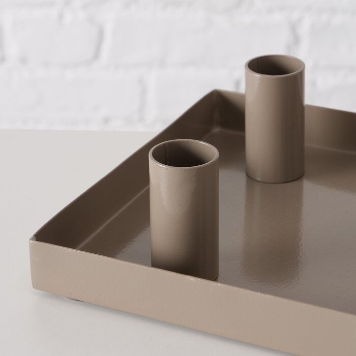 Detailbild-3vyYW0Hz-large Kerzenleuchter Rimalh grau