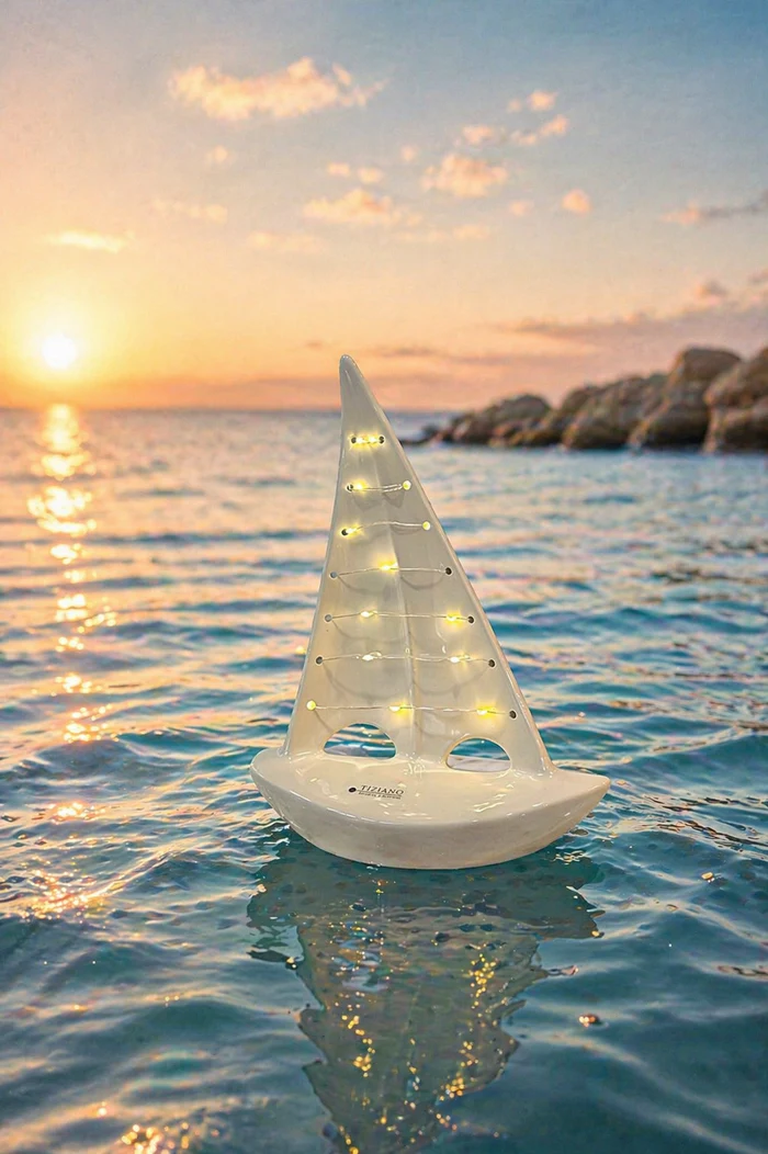 Boot Andiamo LED cremeweiß 26cm Boot Andiamo LED cremeweiß 26cm