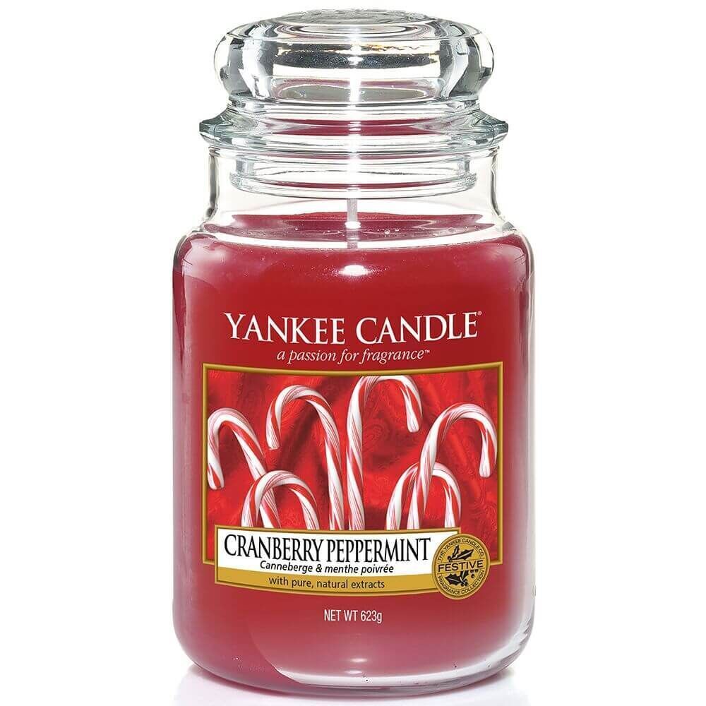 1060954E Yankee Candle Cranberry Peppermint 623g