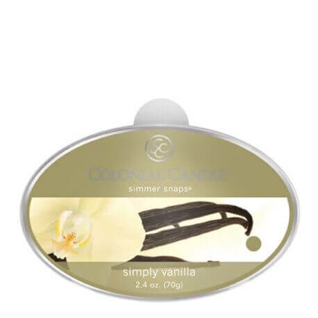 Colonial Candle Simply Vanilla Simmer Snaps 70g