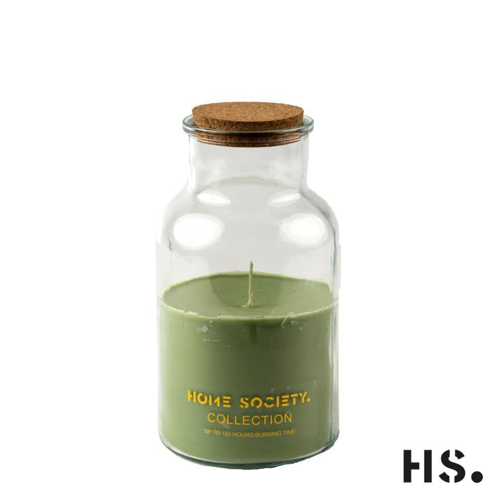 Jar Candle Lisse grün groß