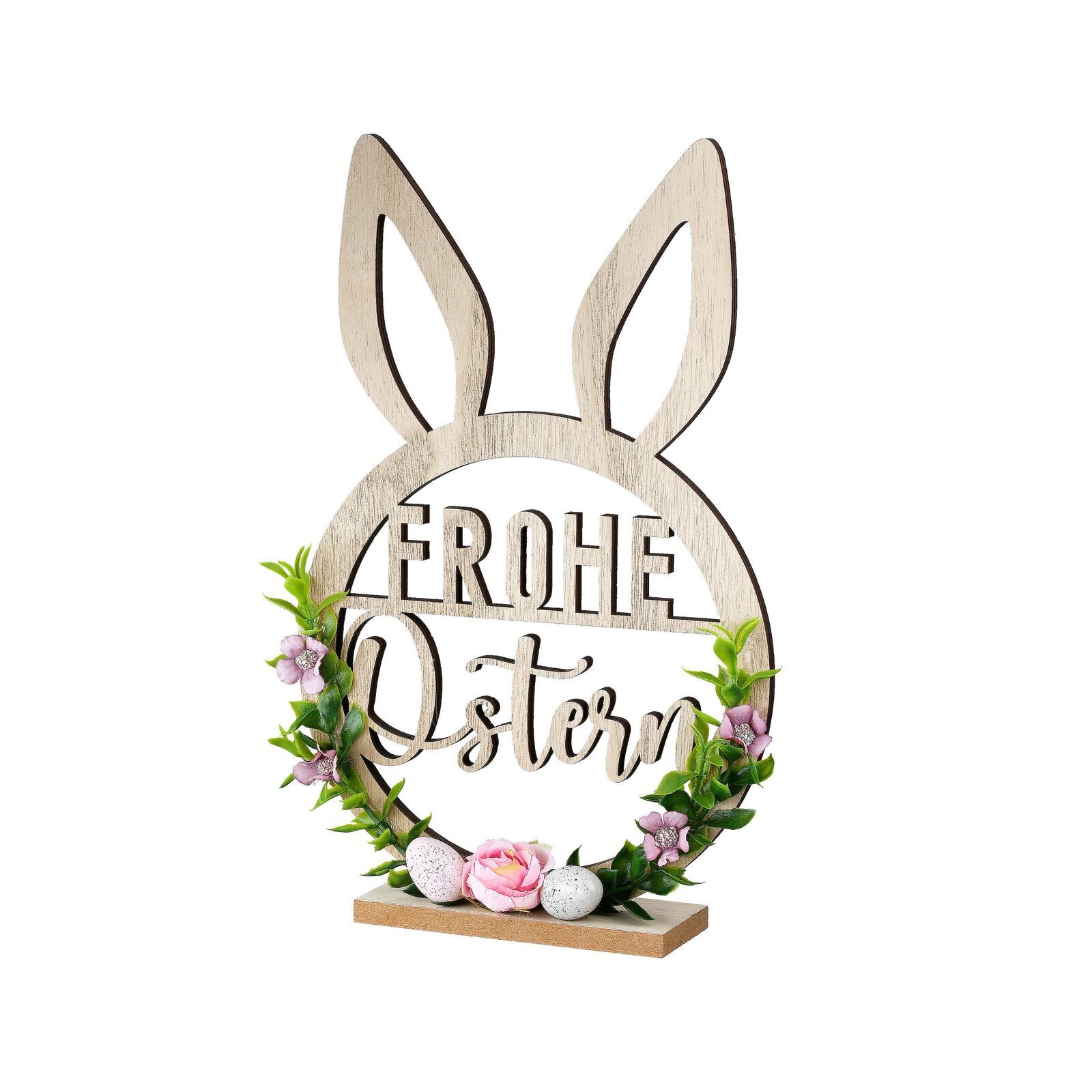 Standrelief Frohe Ostern Hase 31cm Standrelief Frohe Ostern Hase 31cm