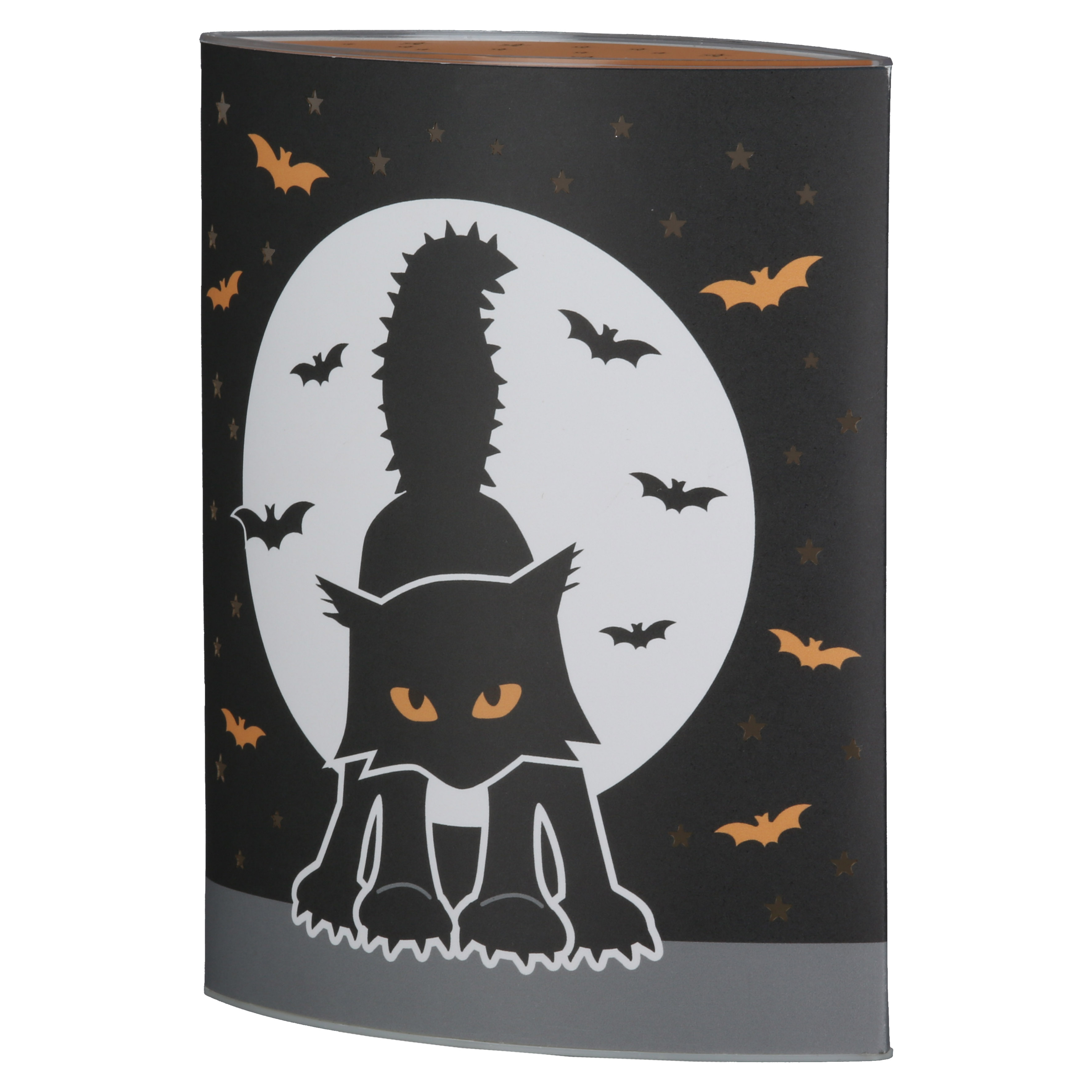 Halloween, Katze, Fledermaus, Mond, Nacht