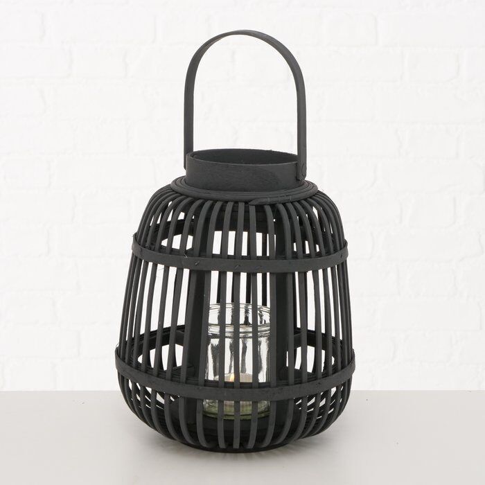 Windlicht Taneja 24cm schwarz