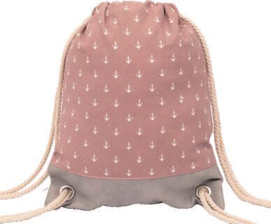 Turnbeutel kleine Anker Rose 018