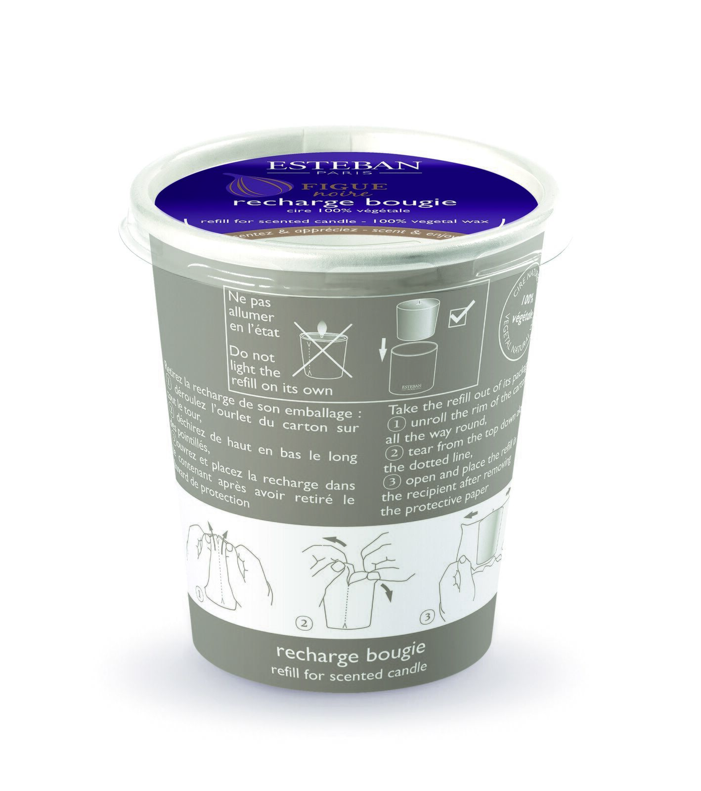 FIG-013 Schwarze Feige Nachfüller für Duftkerze 170g