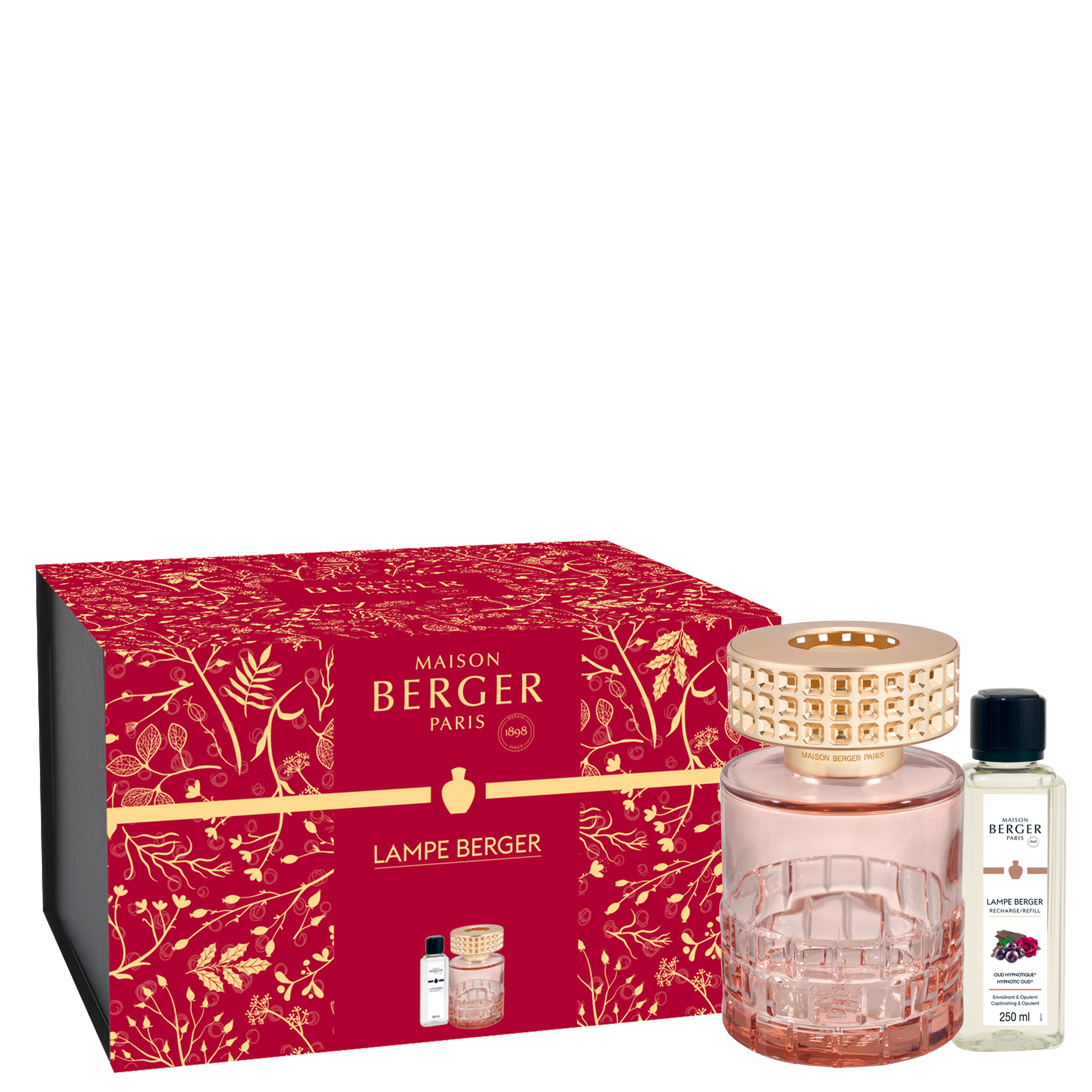 perfume, fragrance, rose-pink, gift set, verpackung