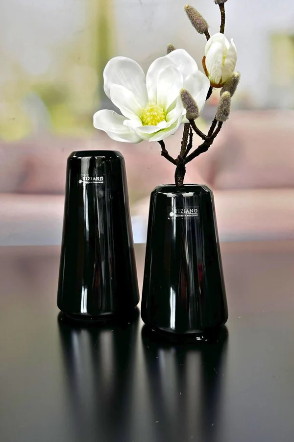 Vase Luminara 18cm schwarz Vase Luminara 18cm schwarz