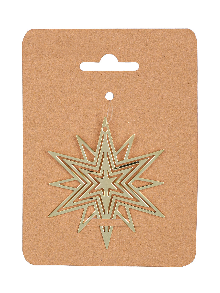 stern, sternanhänger, holzkarton, goldfarben, weihnachtsdeko