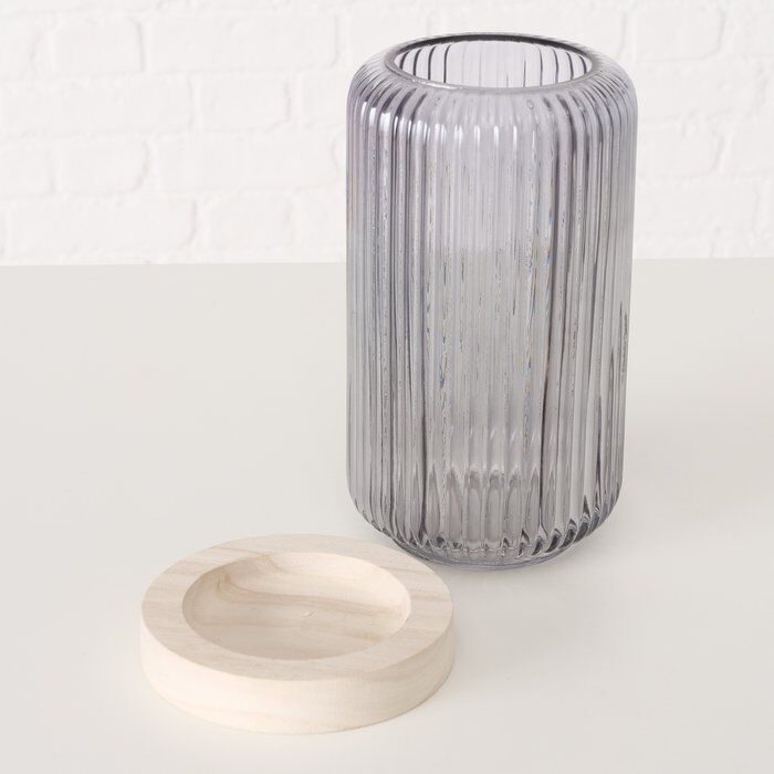 Detailbild-TXoFKJ18-large Windlicht Lidingo 24cm dunkelgrau