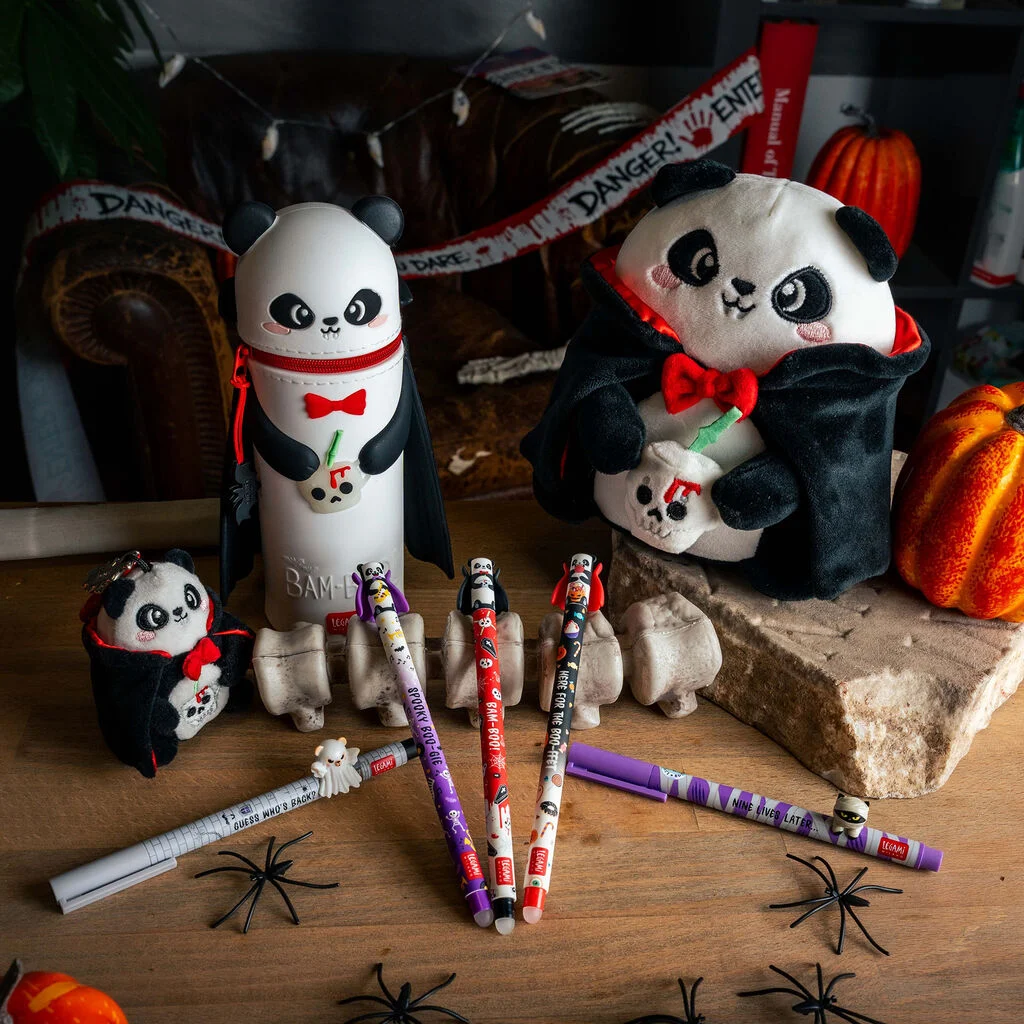 Panda, Kuscheltier, Stifte, Halloween, Dekoration