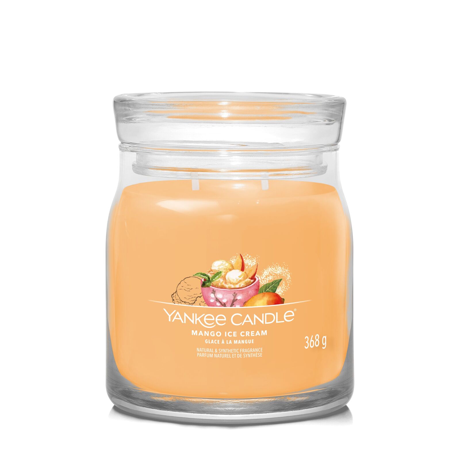 Mango-Ice-Cream_Signature_Medium1 Mango Ice Cream Signature Medium Jar 368g 2-Docht