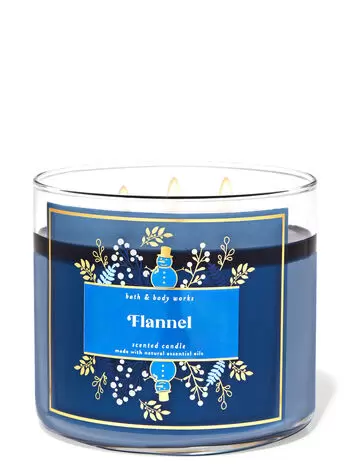 Flannel 411g 3-Docht Kerze