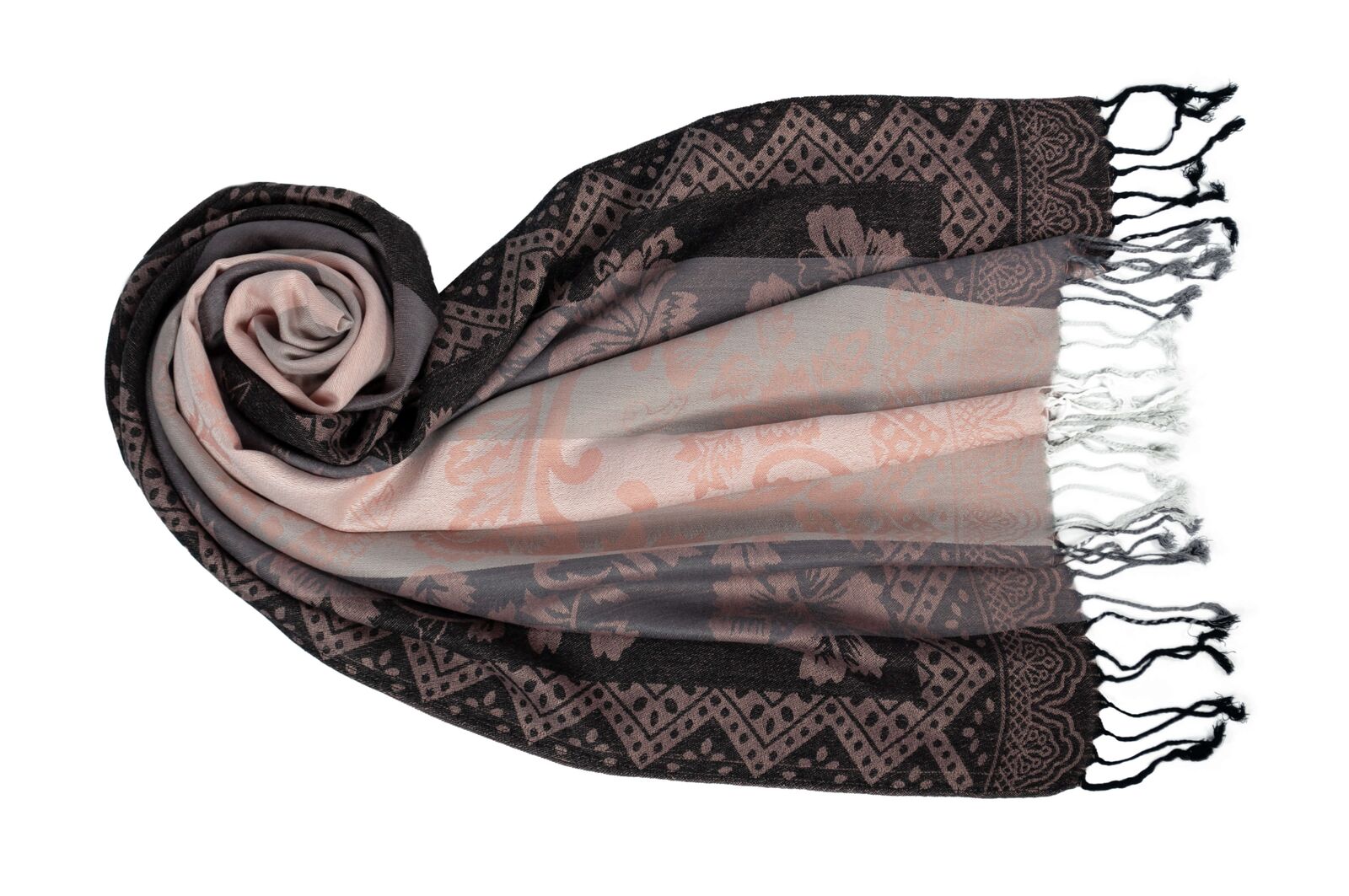 Jacquard Schal Acelya rosa 110