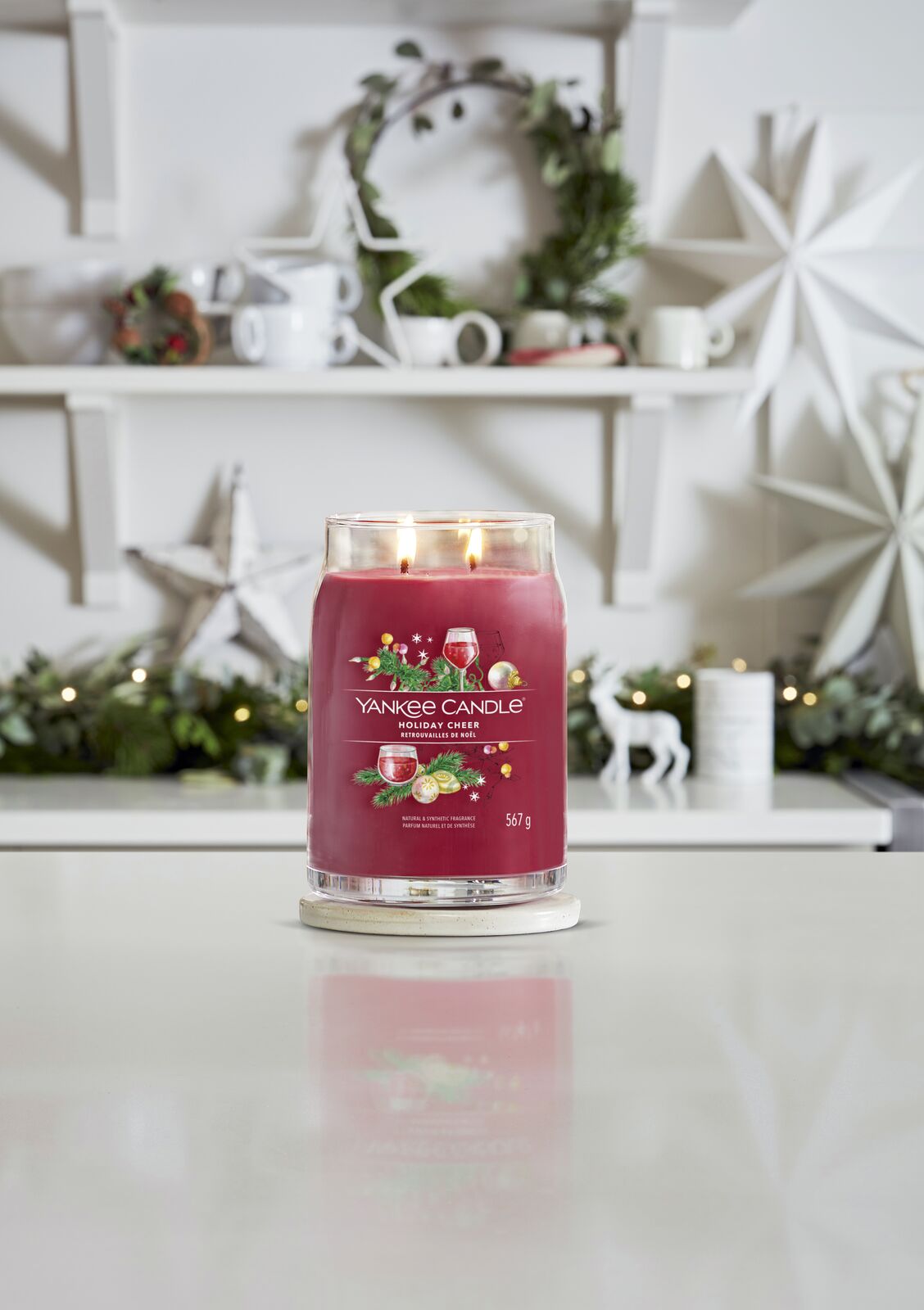 Holiday Cheer Signature Jar 567g 2-Docht